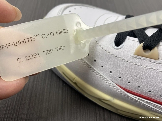 Rep White 2 Off-White Jordan DJ4375-106 Low Red Retro SP 0610